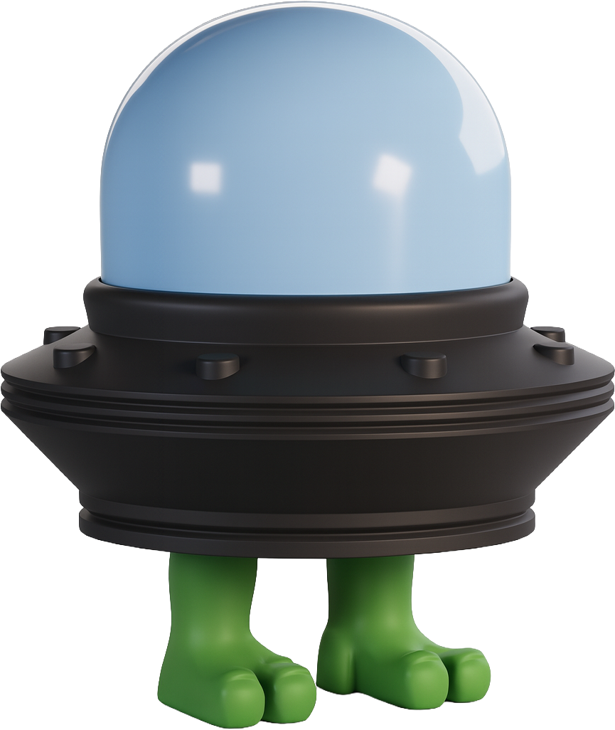 UFO, vista frente